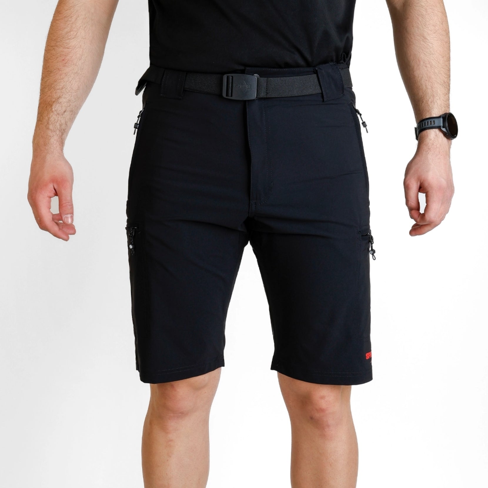 Pantaloni scurti barbati Sphere Pro Kola negro/carbon-trekking/hiking