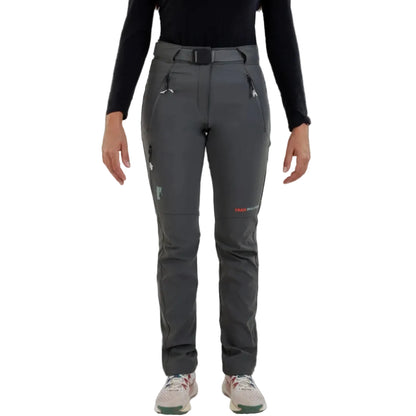 Pantaloni softshell femei SPHERE PRO ESTIBALIZ Gris/Baikal- Trekking/Hiking