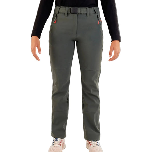 Pantaloni softshell femei SPHERE PRO POLIANA BREA/ROJO-Trekking,Hiking