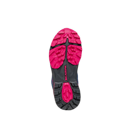 Scarpa Rush Mid Kid Gore-Tex Blue Fluxia Ghete Drumetie Copii