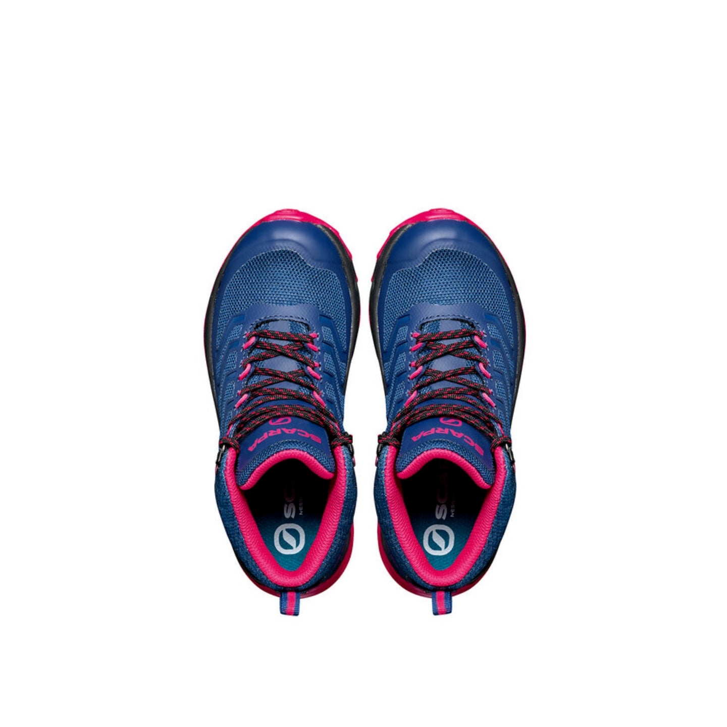 Scarpa Rush Mid Kid Gore-Tex Blue Fluxia Ghete Drumetie Copii