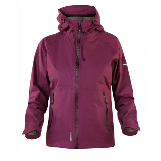 Geacă Hardshell Femei Impermeabilă 10.000 mm Sphere Pro TXELL CIRUELA – Outdoor & Drumeții România