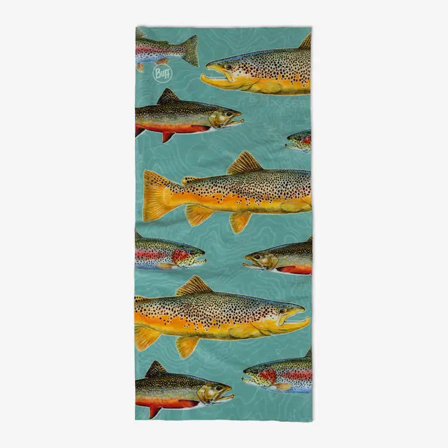 Bandana BUFF Coolnet TROUT Multi