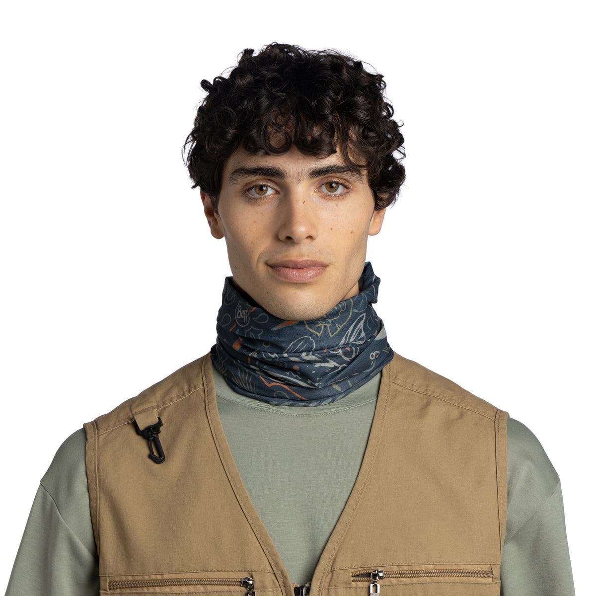 Bandana BUFF Coolnet UV LARGEMOUTH NAVY