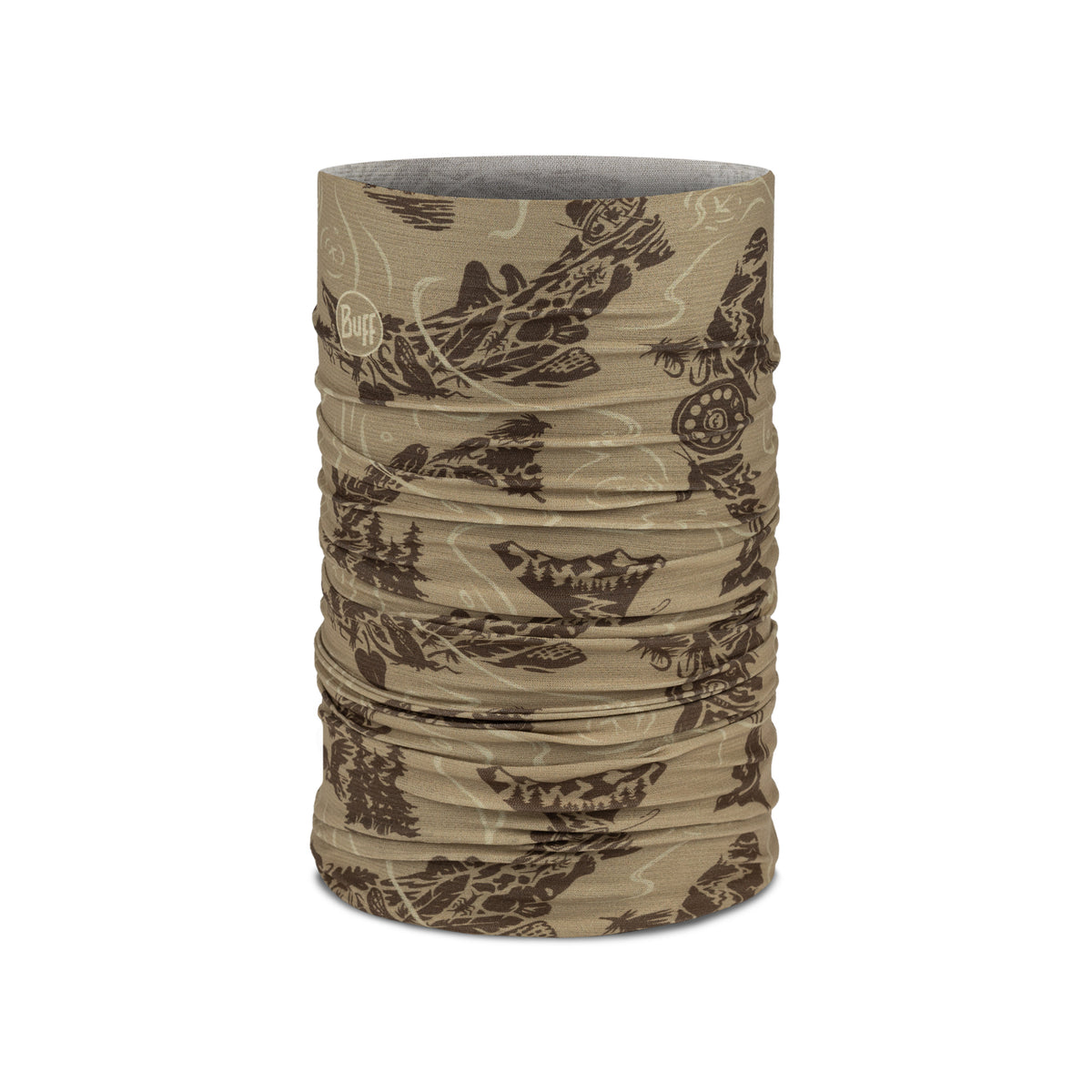 Bandana BUFF Coolnet UV LAKE RIVER Khaki
