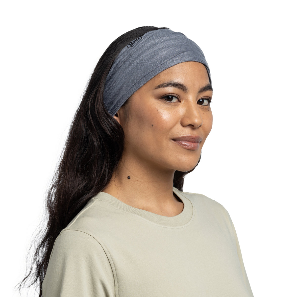 Bandana BUFF Coolnet UV SOLID Ash