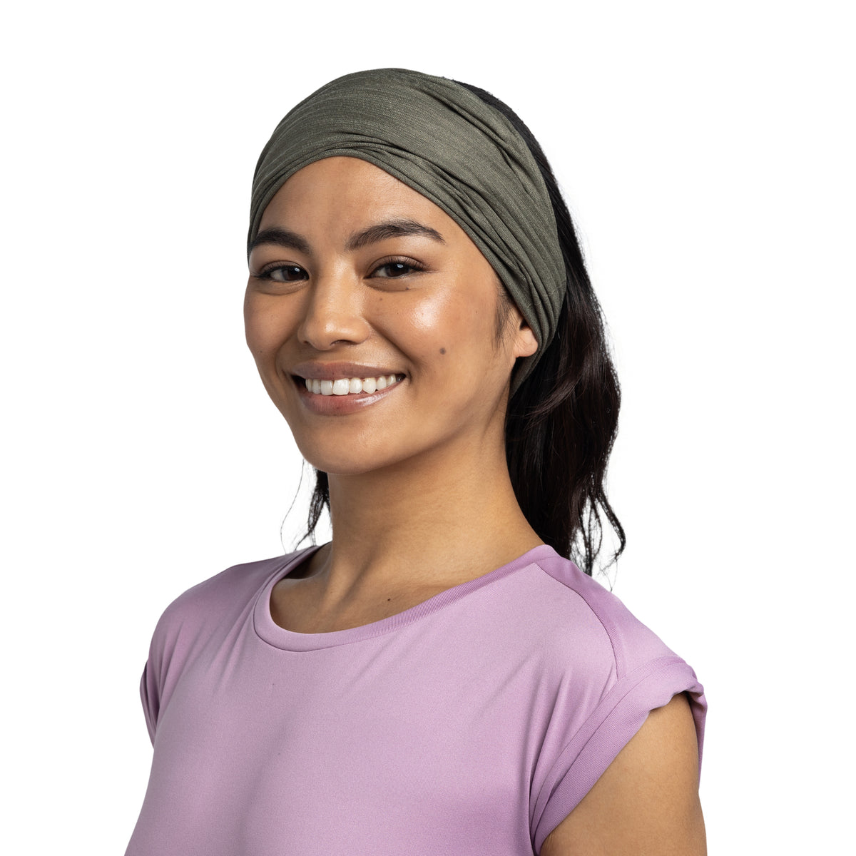 Bandana BUFF Coolnet UV SOLID Khaki