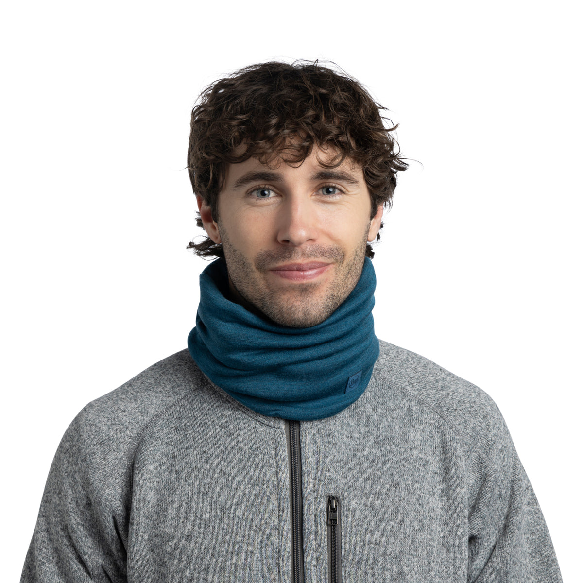 Bandana BUFF Heavy Weight merino SOLID OCEAN