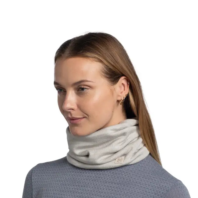 Bandana BUFF Heavy Weight merino Solid Cloud