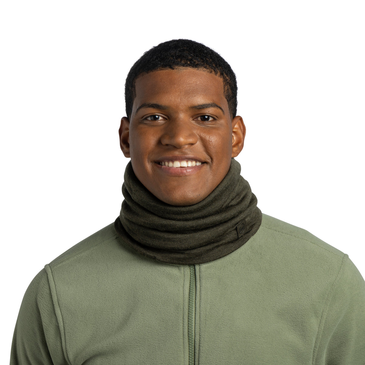 Bandana BUFF Heavy Weight merino SOLID BARK