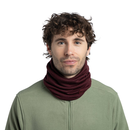 Bandana BUFF Heavy Weight merino SOLID GARNET