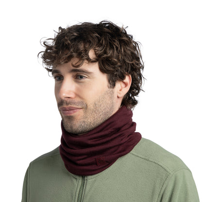 Bandana BUFF Heavy Weight merino SOLID GARNET
