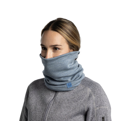 Bandana BUFF Heavy Weight merino SOLID LIGHT BLUE