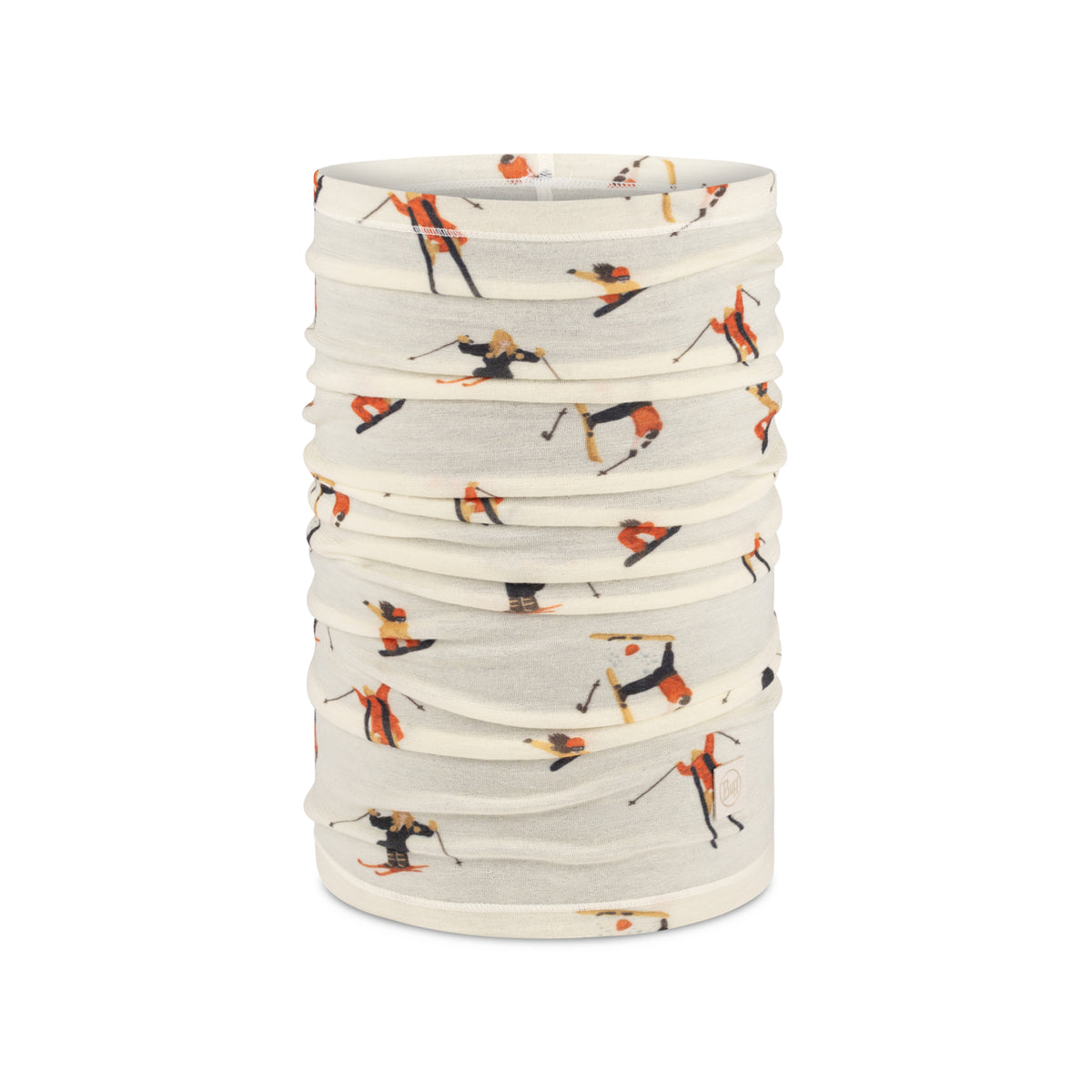 Bandana BUFF Light Weight merino wool prints TINSU ECRU