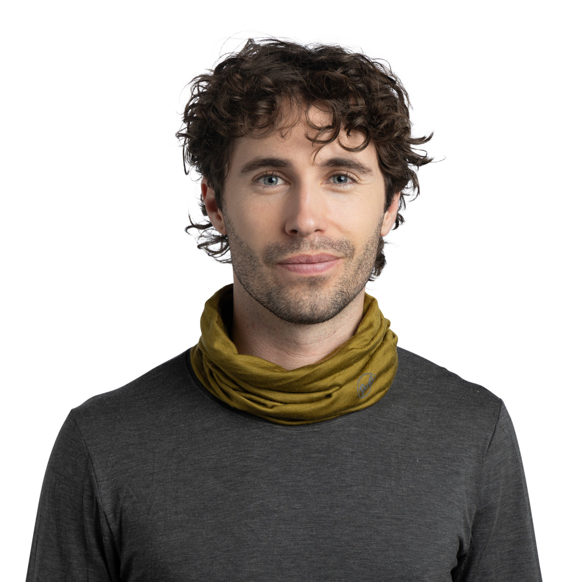 Bandana BUFF Light Weight merino wool SOLID OLIVE GREEN
