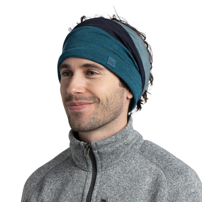 Bandana BUFF Merino MOVE BLOCK TEAL