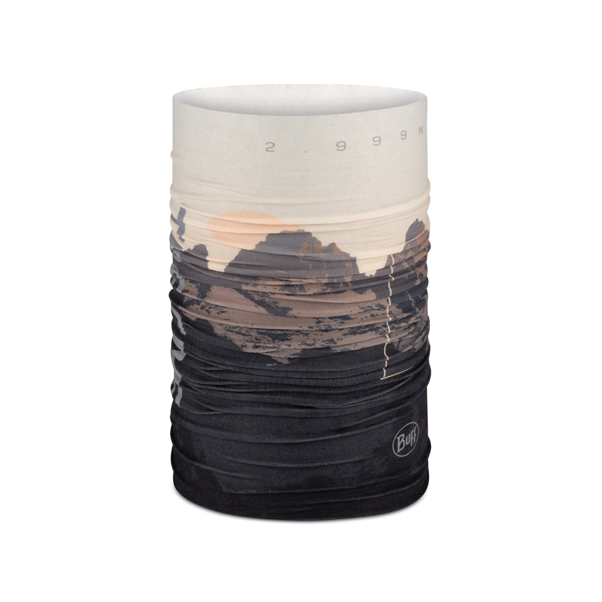 Bandana BUFF Original EcoStretch adulti TRE CIME PEAK DARK BROWN