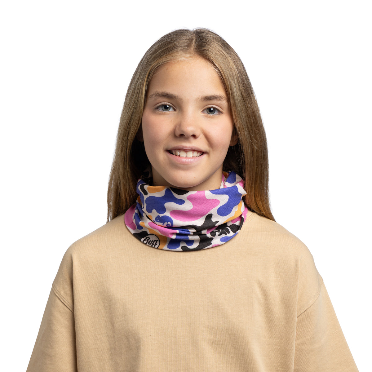 Bandana pentru copii Buff COOLNET UV FLAWAS PINK