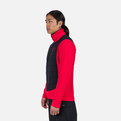 Bluza barbati Rossignol CLASSIQUE HYBRID CLIM FZ Sports red
