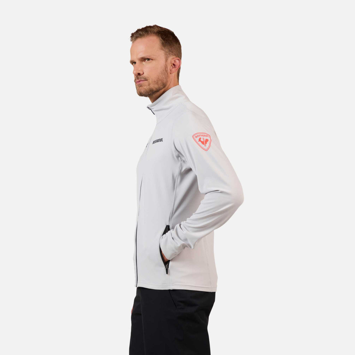 Bluza barbati Rossignol Hero Mid Layer Stretch Soft grey