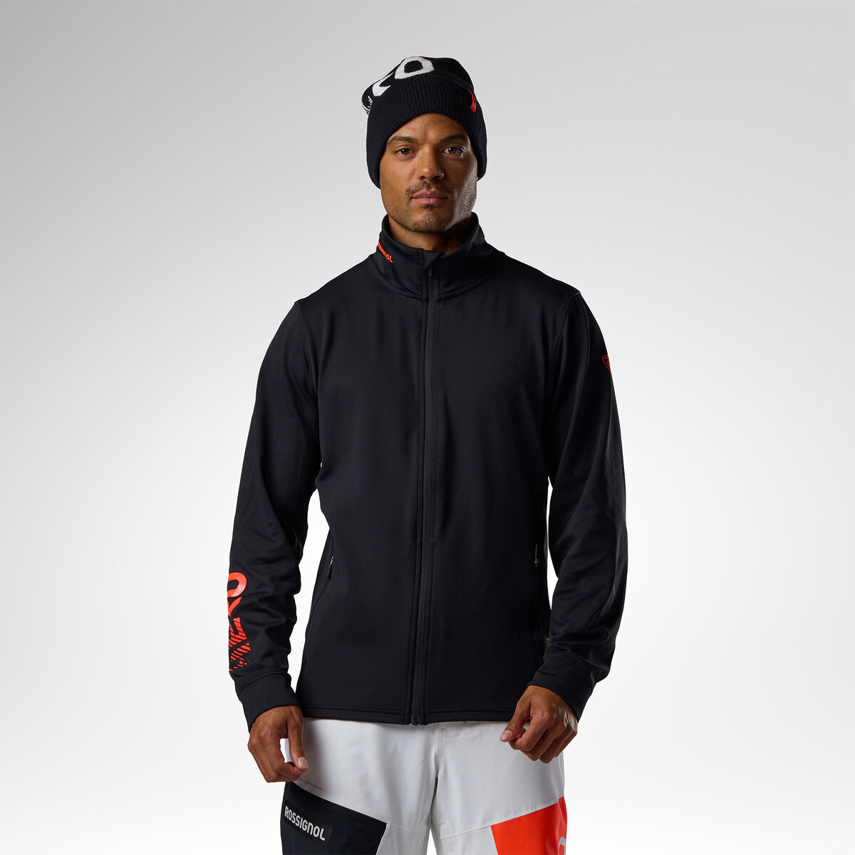 Jacheta barbati Rossignol M HERO stretch fleece jacket Black