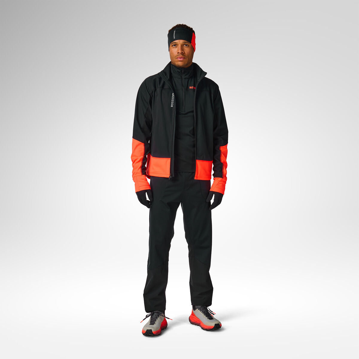 Bluza barbati Rossignol M HERO half zip first layer Black