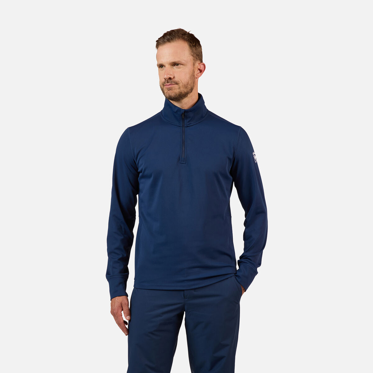 Bluza barbati Rossignol Mid Layer Stretch HZ - Dark navy