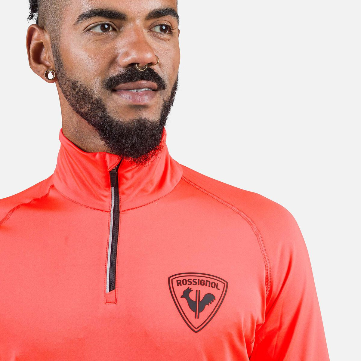 Bluza barbati Rossignol New Hero Classique Hz Neon red
