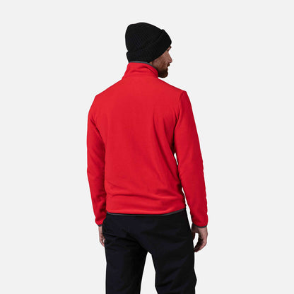 Bluza barbati Rossignol STRAWPILE FLEECE FZ Sports Red