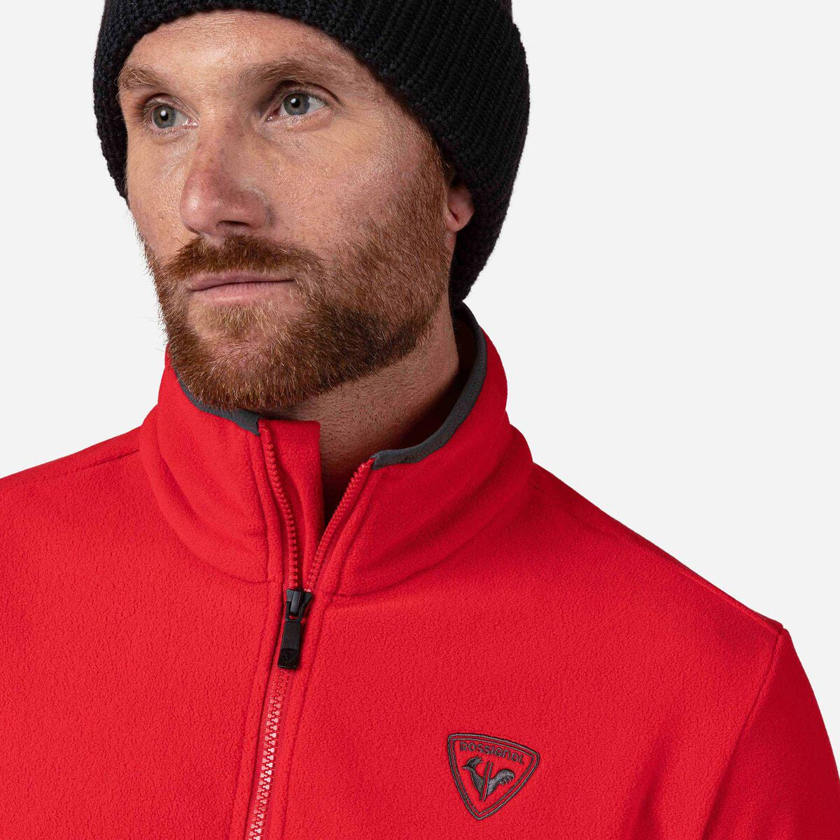 Bluza barbati Rossignol STRAWPILE FLEECE FZ Sports Red