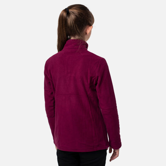 Bluza copii Rossignol GIRL 1 2 ZIP Dark plum