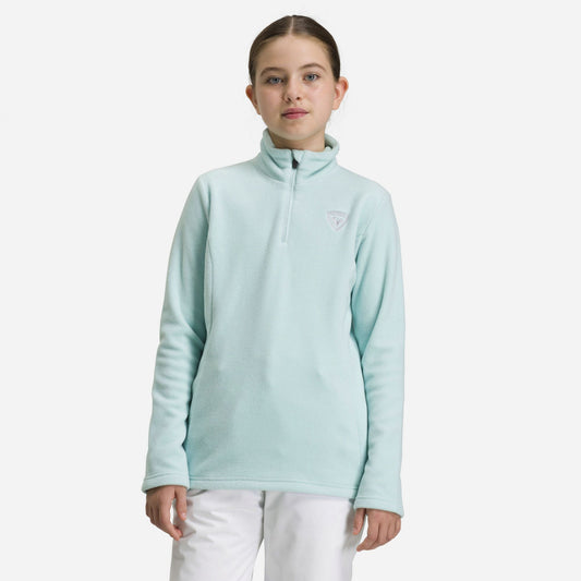 Bluza copii Rossignol GIRL 1 2 ZIP Fleece Aqua