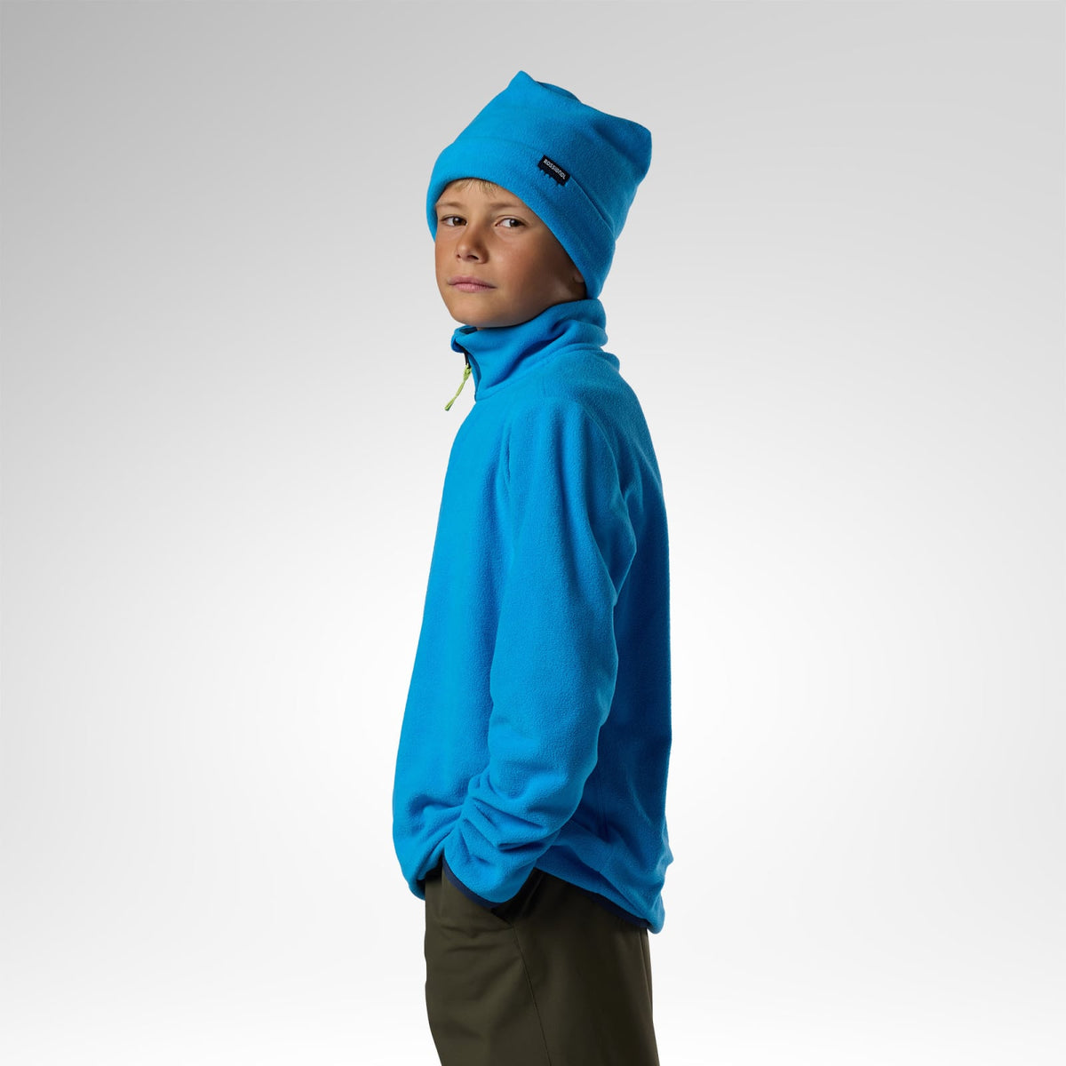 Bluza copii Rossignol JR quarter zip polar fleece Blazing blue