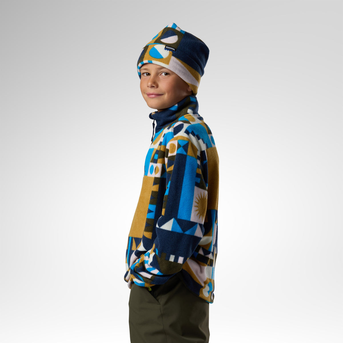 Bluza copii Rossignol JR quarter zip polar fleece Potpourri dazzle blue