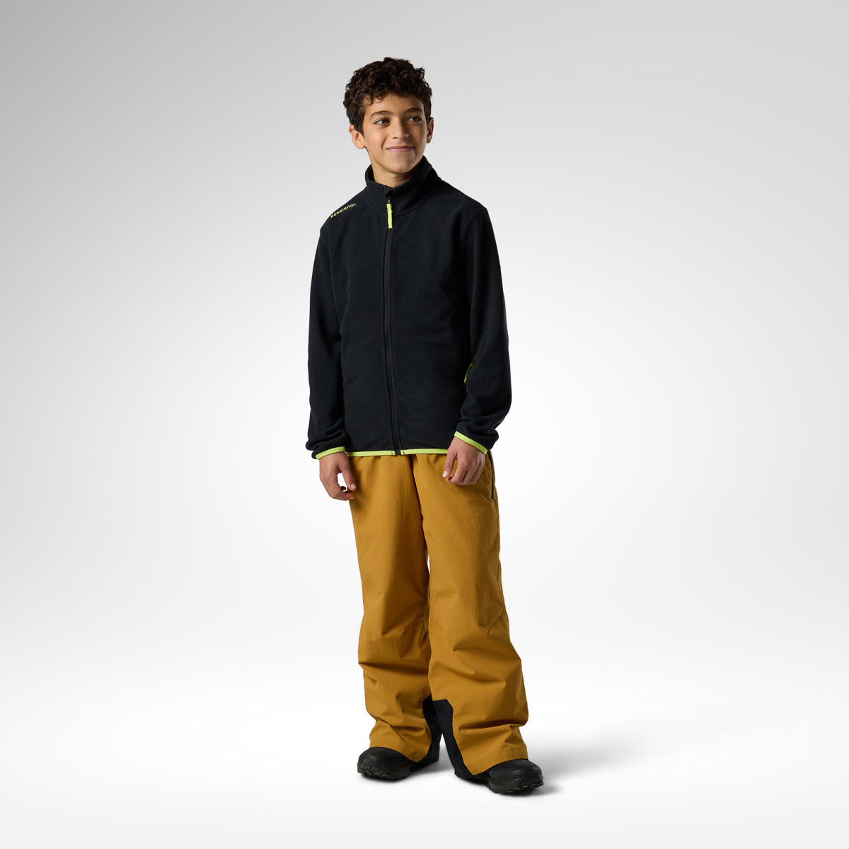 Jacheta copii Rossignol JR polar fleece Black