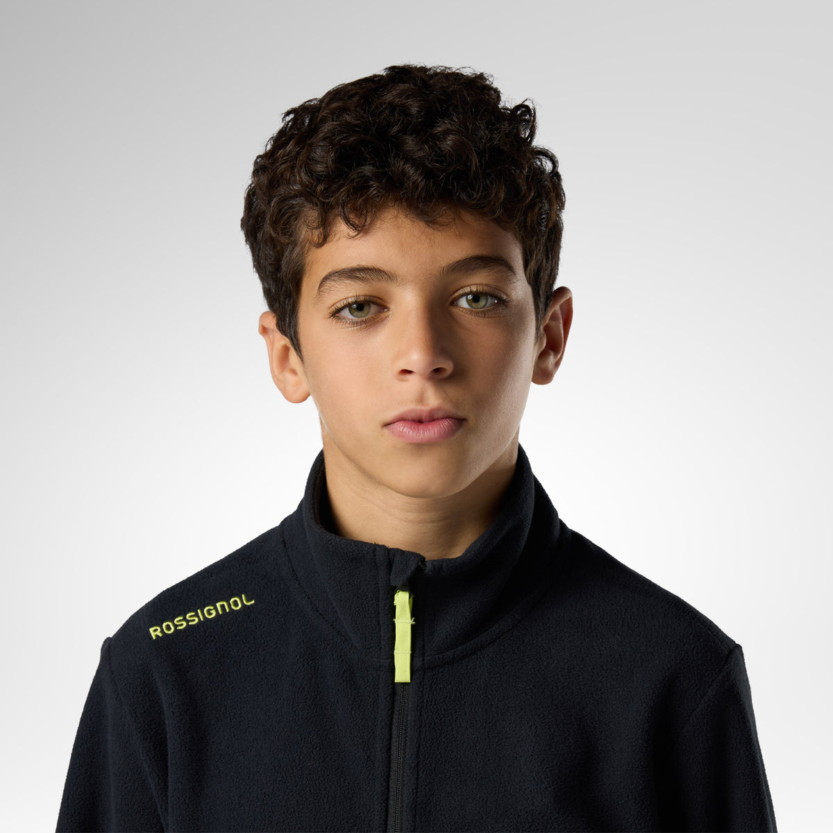 Jacheta copii Rossignol JR polar fleece Black