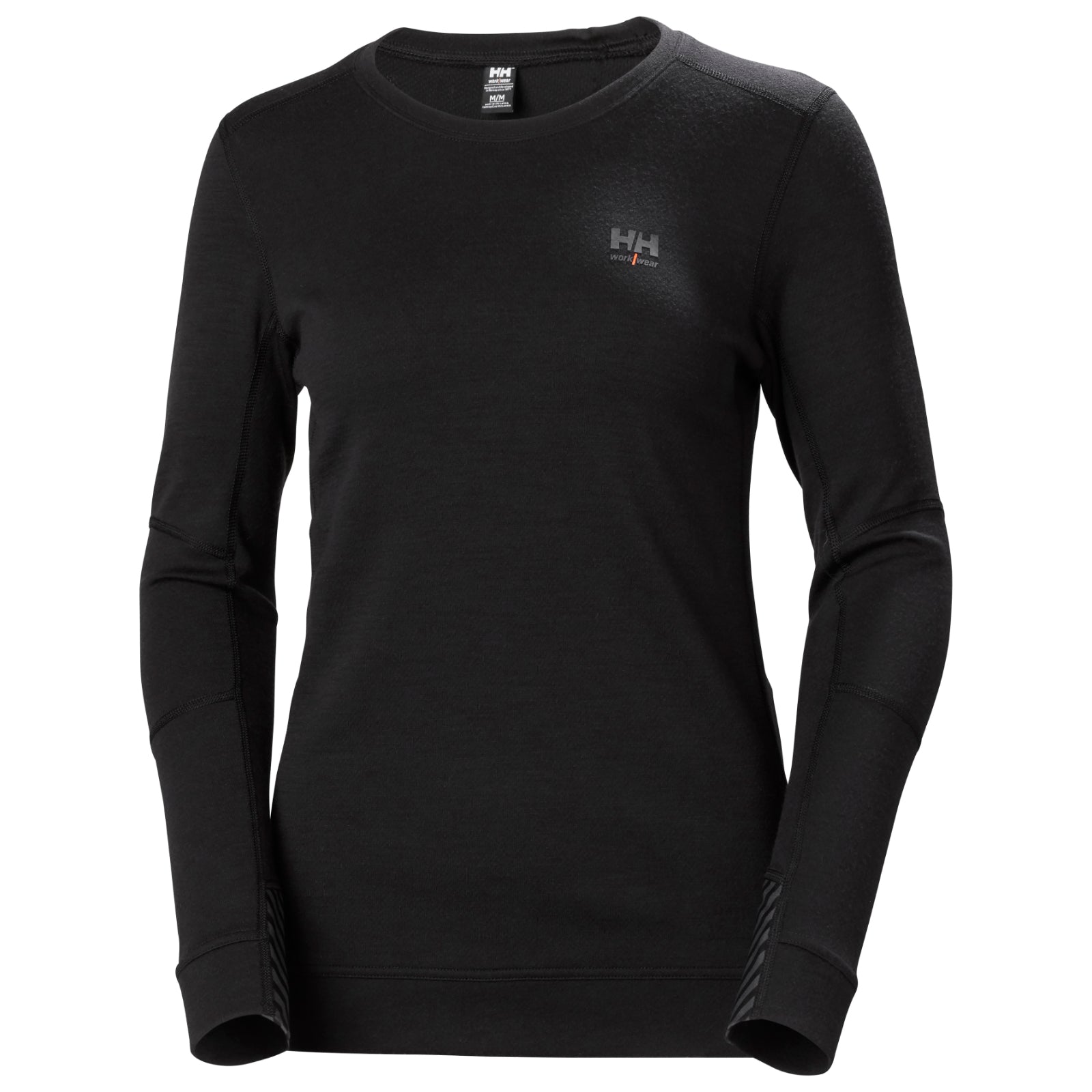 Bluza dama Helly Hansen Lifa Merino Base Layer Crewneck, neagra, XS