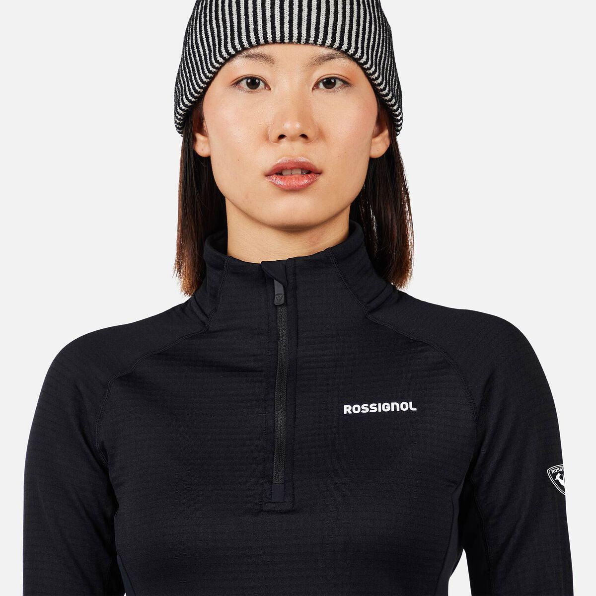 Bluza dama Rossignol W blackside mix hz fleece Black