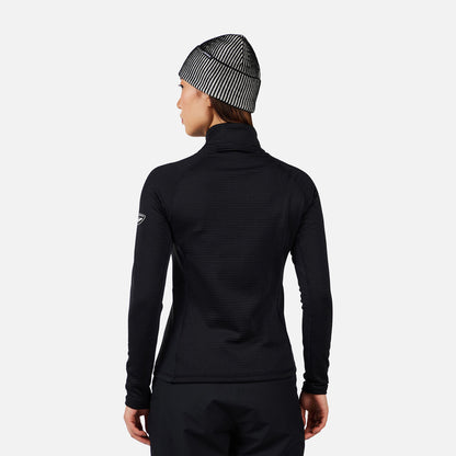 Bluza dama Rossignol W blackside mix hz fleece Black