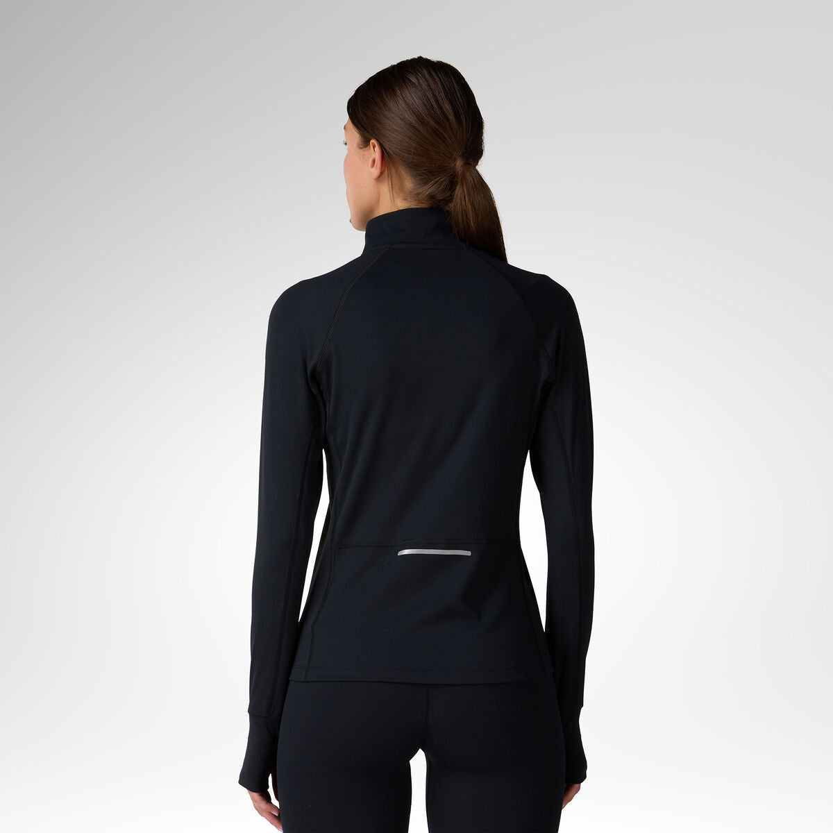 Bluza dama Rossignol W half zip first layer Black