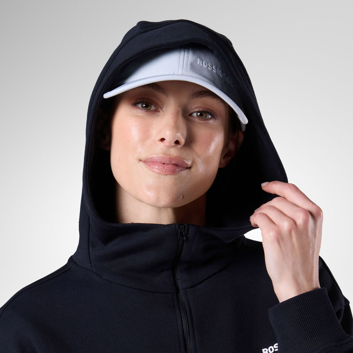 Bluza dama Rossignol W LOGO FZH - Black