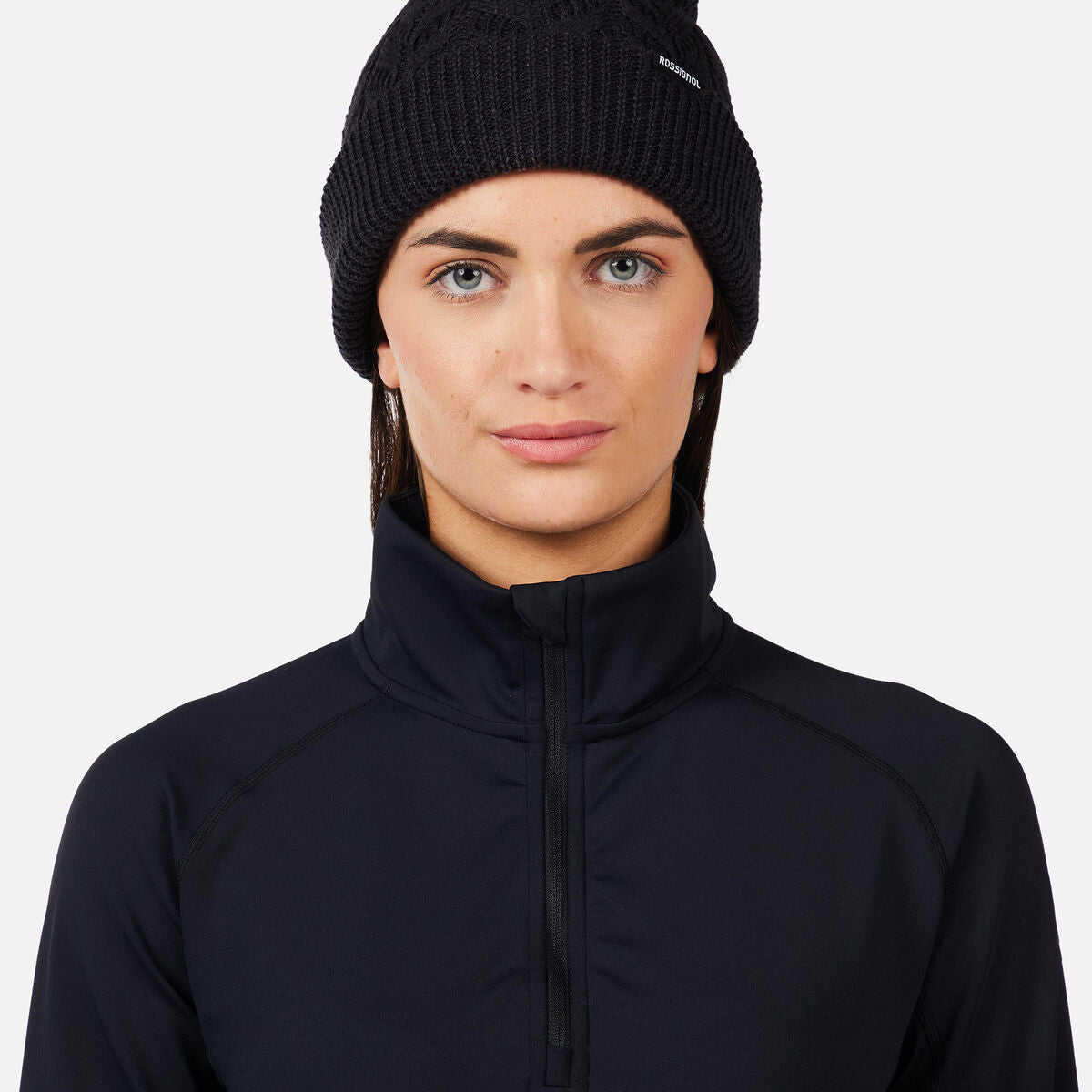 Bluza dama Rossignol W mid layer stretch hz Black