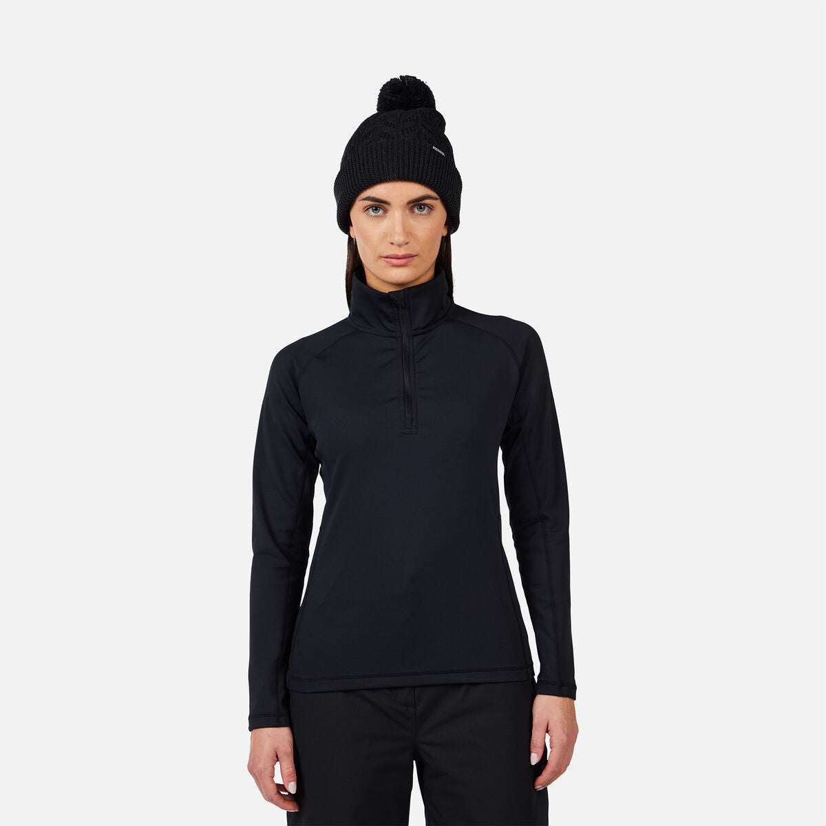 Bluza dama Rossignol W mid layer stretch hz Black