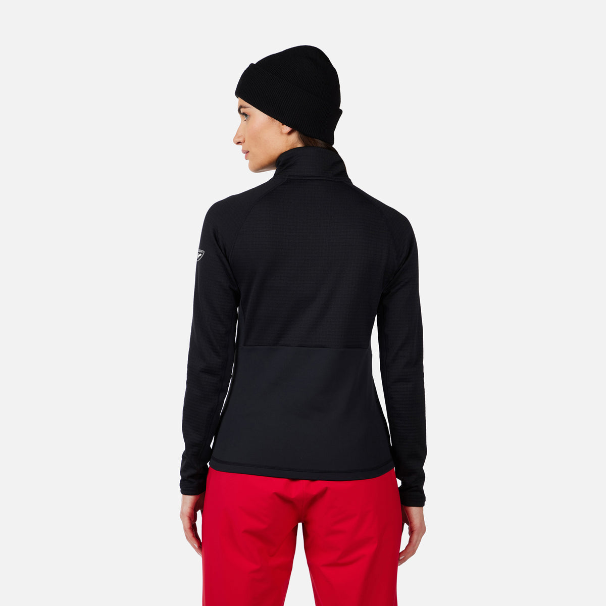 Jacheta dama Rossignol W Blackside mix fz fleece - Black