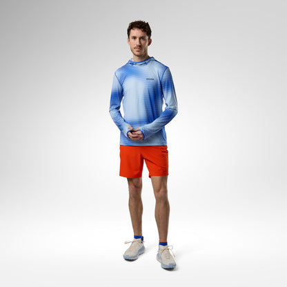 Bluza barbati Rossignol WESTWEG SUN Hoodie - Dazzle Blue Line Fogg