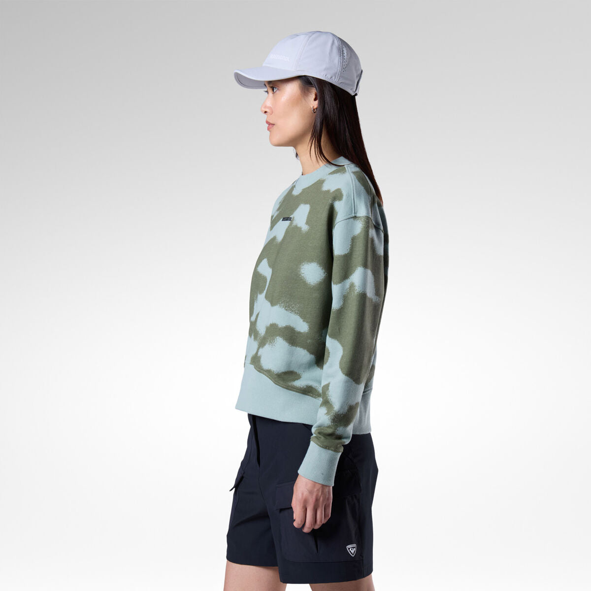 Bluza dama Rossignol W LOGO CN - Sage Green Cloud