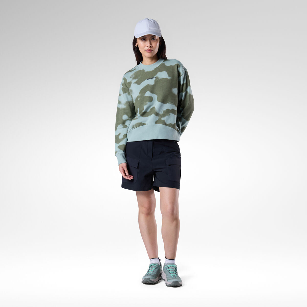 Bluza dama Rossignol W LOGO CN - Sage Green Cloud
