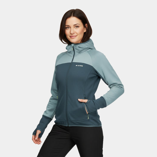 Alpinus UBA – Midlayer Fleece Damă cu Glugă