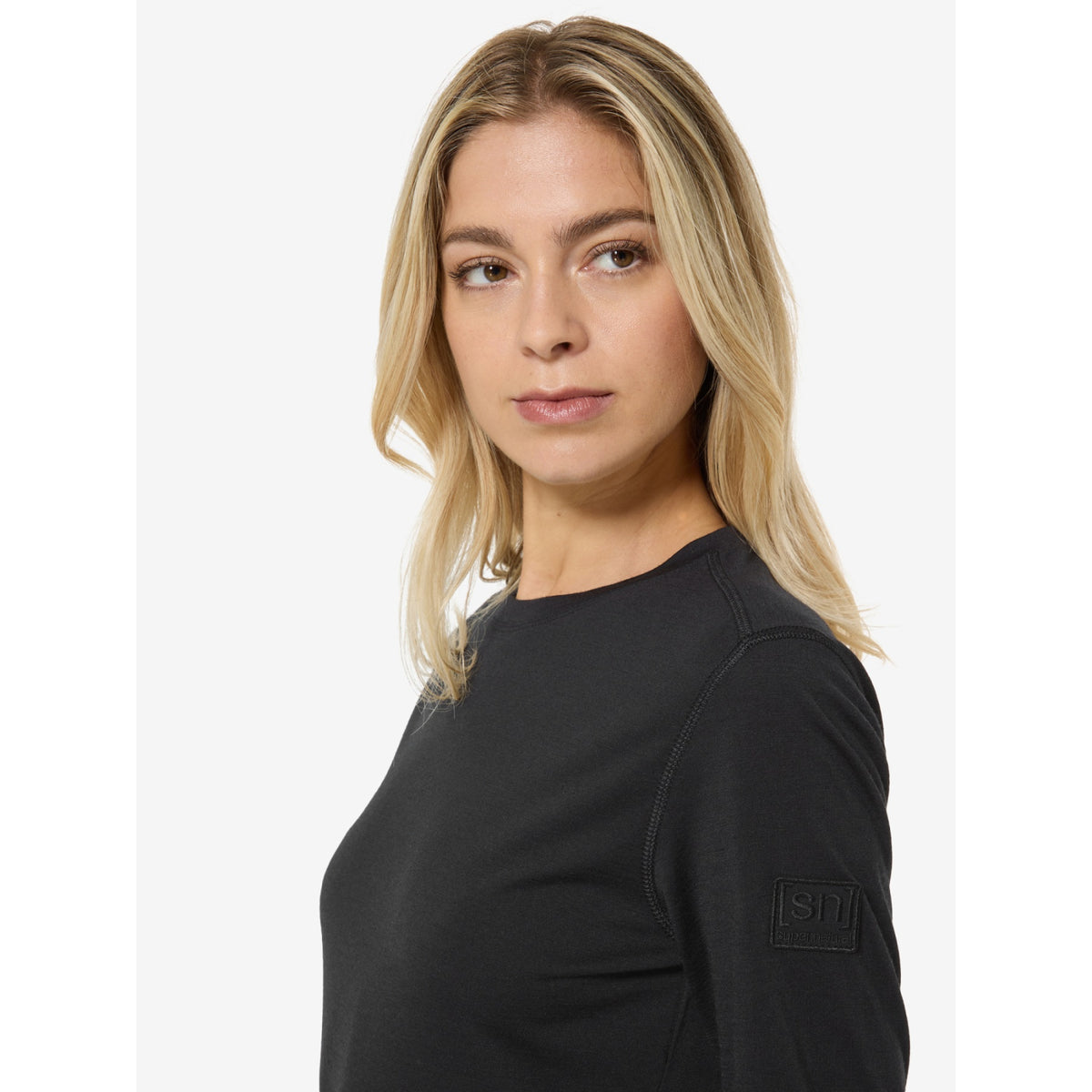 Bluza de corp dama SN Super.Natural W BIO BASE LS Jet Black