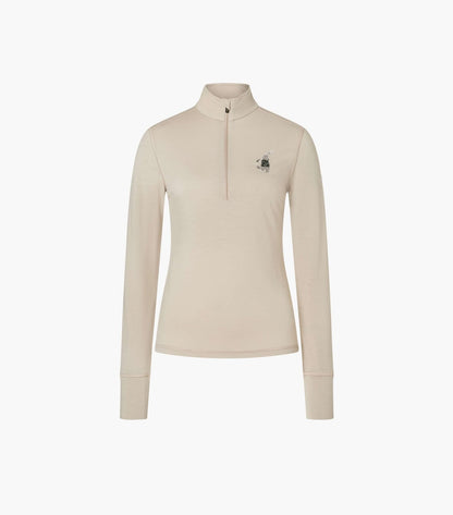 Bluza de corp dama SN Super.Natural W TUNDRA175 ZIP 1 4 BUNNY WHITE PEPPER VARIOUS